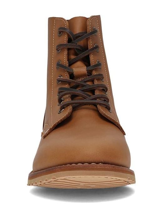 Frye Brown Barrett Lace-Up Boot for men
