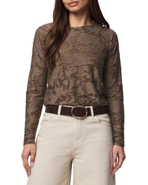 Splendid Top Splendid Cecelia Floral Long Sleeve Top in Brown | Lyst