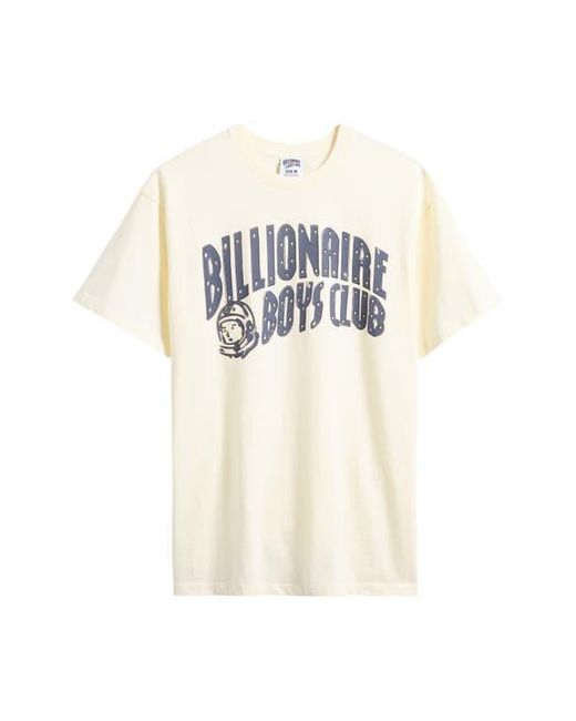 BBCICECREAM White Curve Logo Graphic Cotton T-Shirt for men