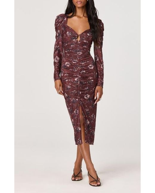 pink lace ruffle dress Ciara Lace & Ruffles Vintage Dress main image 0