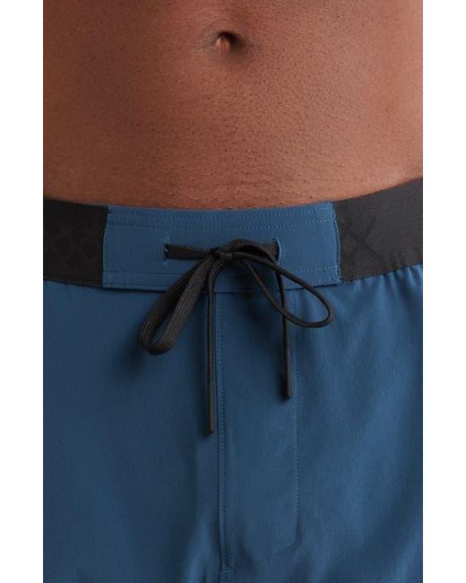 Rhone Blue 6-Inch Base Performance Training Shorts for men