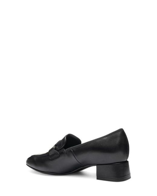 Ara Black Giza Loafer Pump