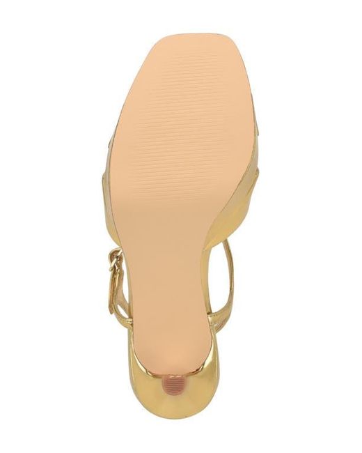 Nine West Metallic Tates Ankle Strap Platform Sandal