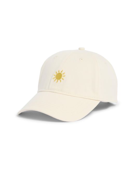 Frasier Sterling White Soleil Baseball Cap