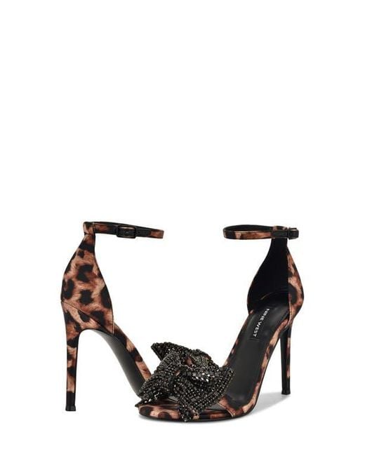 Nine West Black Tansie Ankle Strap Sandal