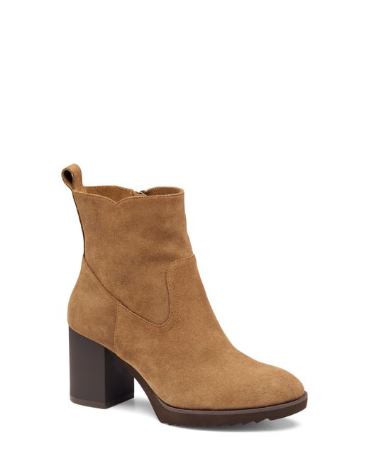 Johnston & Murphy Brown Izzie Waterproof Platform Bootie