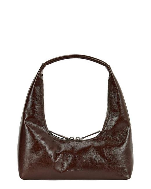 MARGE SHERWOOD Brown Leather Hobo Bag