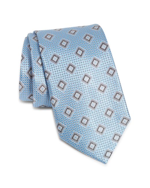 Nordstrom Blue Geometric Silk Tie for men