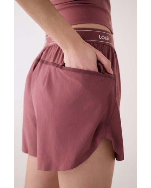 Lolë Pink Sofia Active Shorts