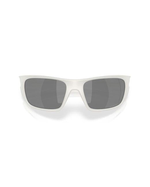 Oakley Gray 60Mm Prizm Rectangular Sunglasses for men