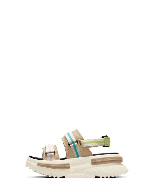 Converse White Run Star Utility Slingback Sandal