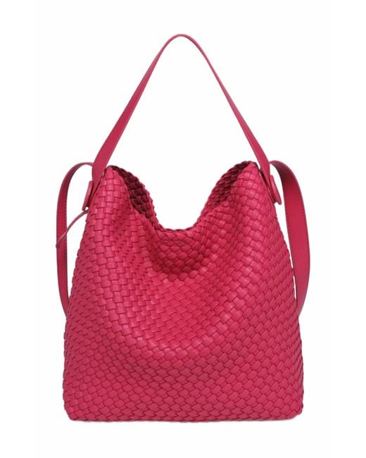 Moda Luxe Red Edith Hobo Bag