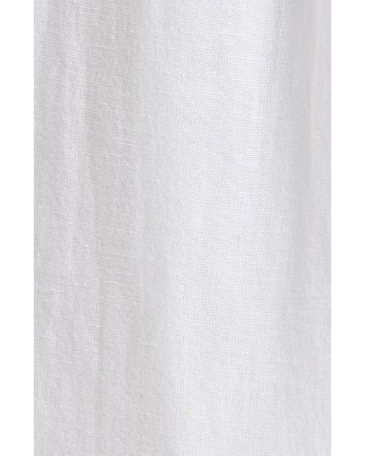 Nordstrom White Oversized Cover-Up Shirt