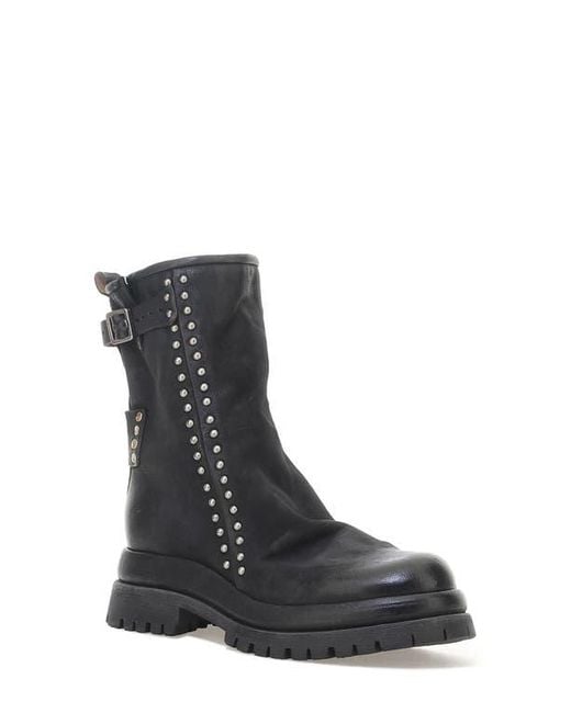 A.s.98 Black Duke Stud Trim Boot
