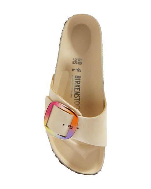 Birkenstock Multicolor Madrid Iridescent Big Buckle Slide Sandal