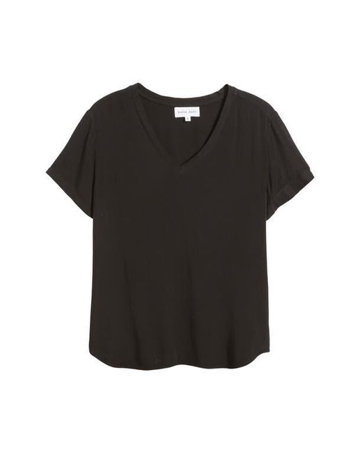 Bella Dahl Black V-neck Top