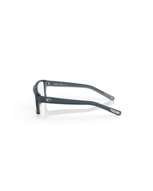 Costa Blue 59Mm Rectangle Optical Glasses for men