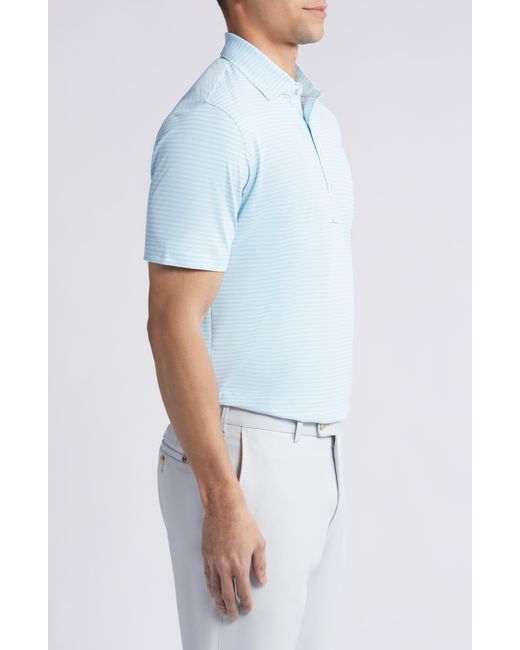 Peter Millar Blue Crown Crafted Mood Mesh Performance Polo for men