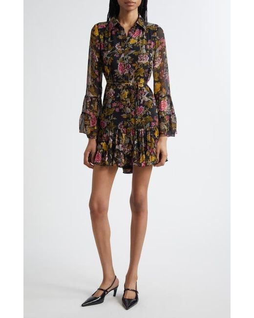 green long sleeve dress forever 21 Belted Long Sleeve Dress