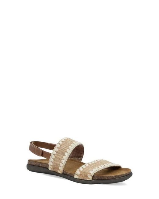 Naot White Dylan Slingback Sandal