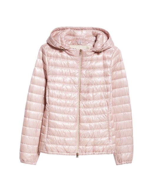 Herno Pink Iconico Angela Classic Short Down Puffer Jacket