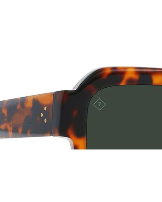 Raen Black Mystiq 52Mm Polarized Square Sunglasses for men