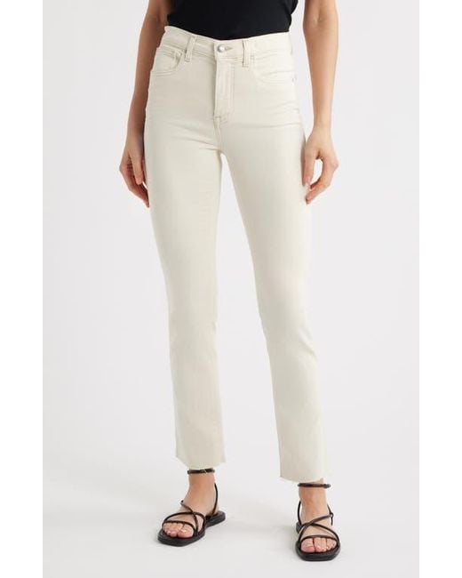 Madewell Women's White Mid Rise Stovepipe Jeans