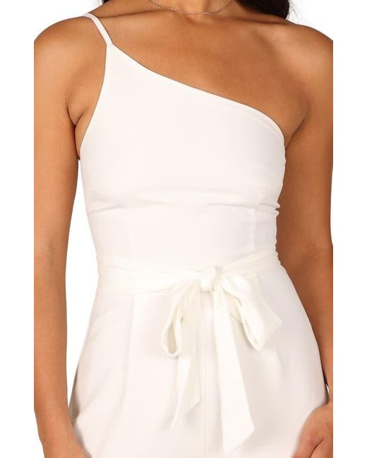 Petal & Pup Natural Leyton Asymmetric Jumpsuit