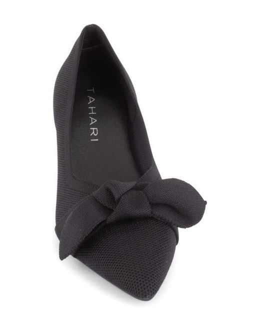 Tahari Black Limoges Pump