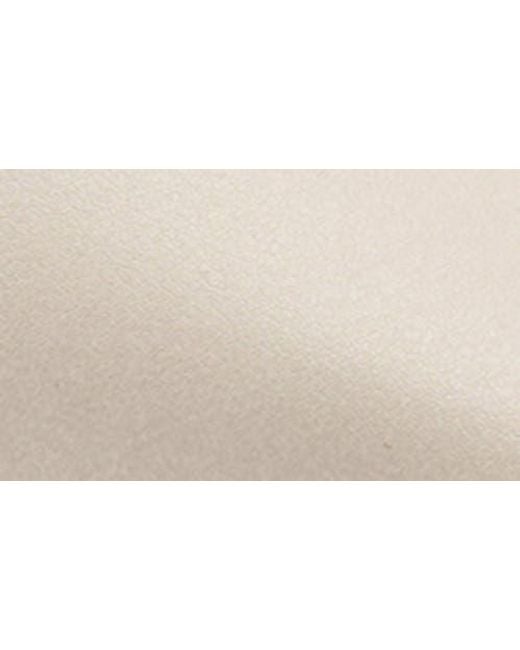 Mango White Pointed Kitten Heel Pump