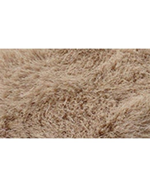 National Comfort Brown Macklin Faux Fur Slipper