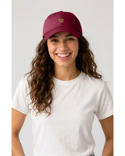 Alix White Pretzel Dad Cap