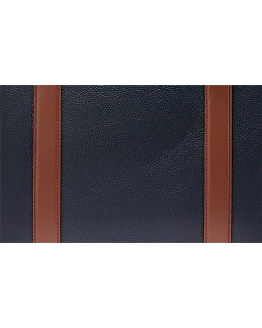 Cole Haan Blue Triboro Leather Briefcase for men