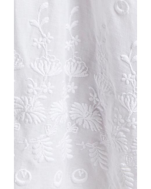 MILLE White Daisy Long Sleeve Dress