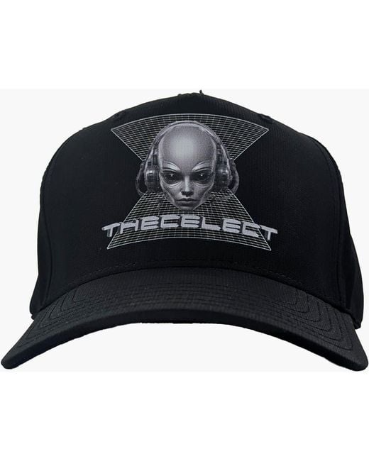 The Celect Black Ai Hat Mid Profile Cap