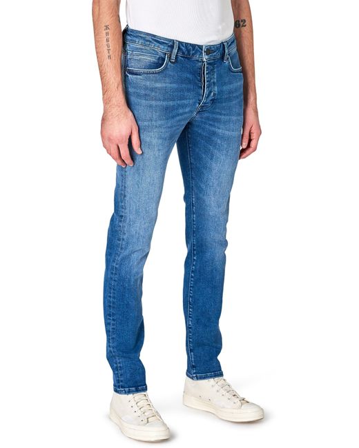 Neuw Blue iggy Tapered Leg Skinny Jeans for men