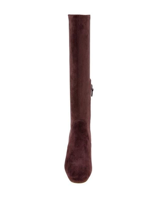 Gentle Souls Red By Kenneth Cole Emma Stretch Knee High Boot