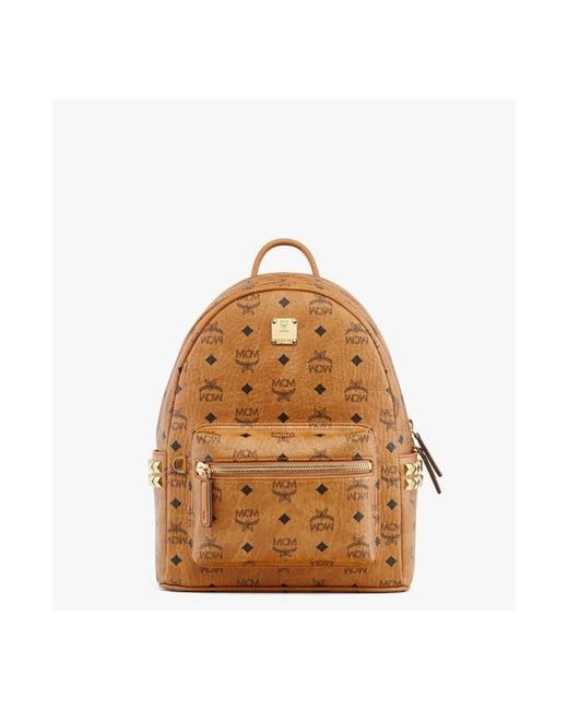 MCM Natural Small Stark Side Studs Backpack for men