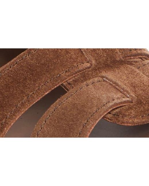 Prada Brown Stride Platform Sandal