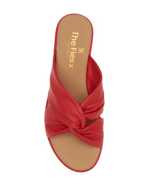 The Flexx Red Theo Platform Sandal