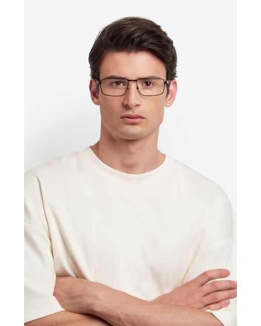 Carrera Multicolor 57Mm Rectangular Optical Glasses for men