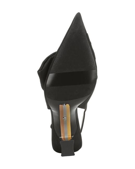 Sam Edelman Black Onia Pointed Toe Slingback Pump