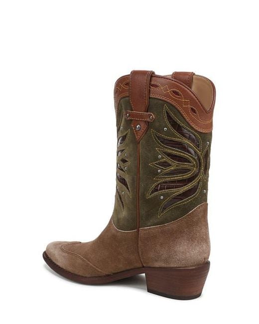 Sam Edelman Brown Rylin Western Boot