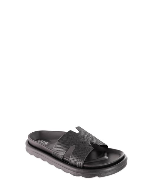 MIA Gray Bertini Slide Sandal