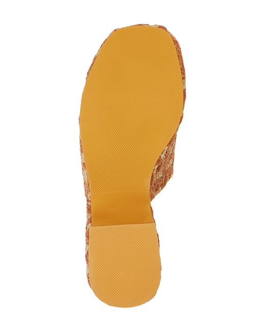 Matisse Brown Cruz Platform Slide Sandal