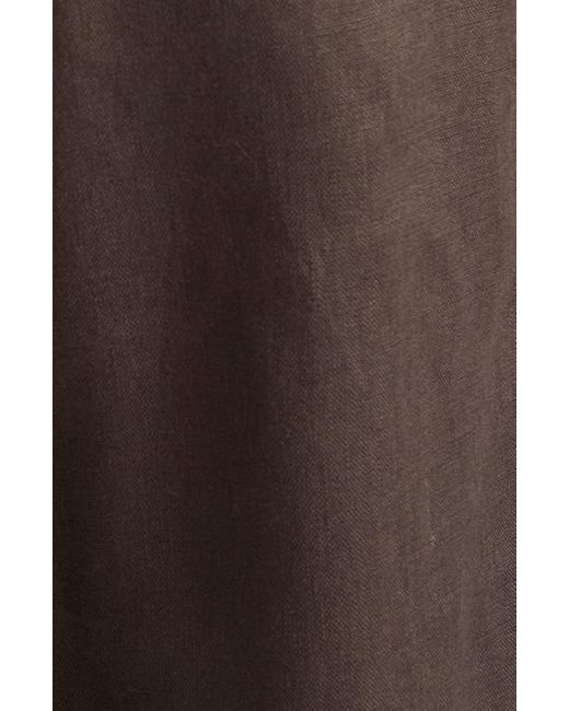 Bode Brown Smith Linen Bermuda Shorts