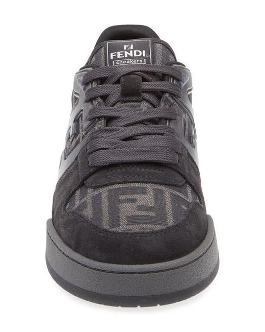 Fendi Gray Ff Match Sneaker for men