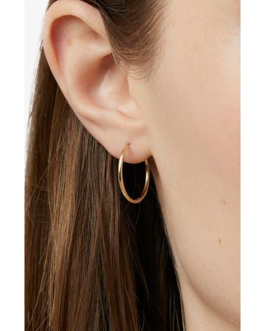 Ana Luisa Metallic Large Hoop Earrings