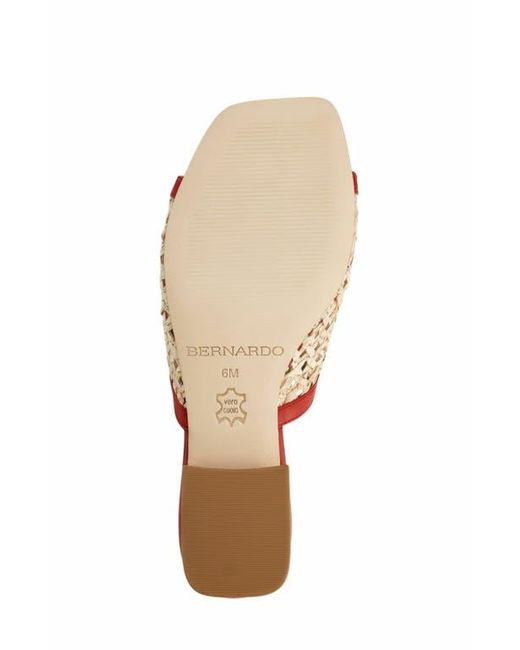 Bernardo Brown Jenne Raffia Sandal