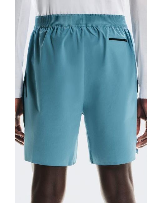On Shoes Blue Training Shorts for men